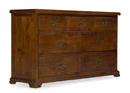 7 Drawer Brown Pine Dresser - Aisling