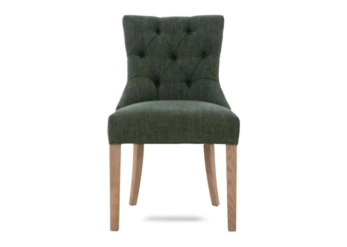 Green Fabric Dining Chair - Felix (Georgia)