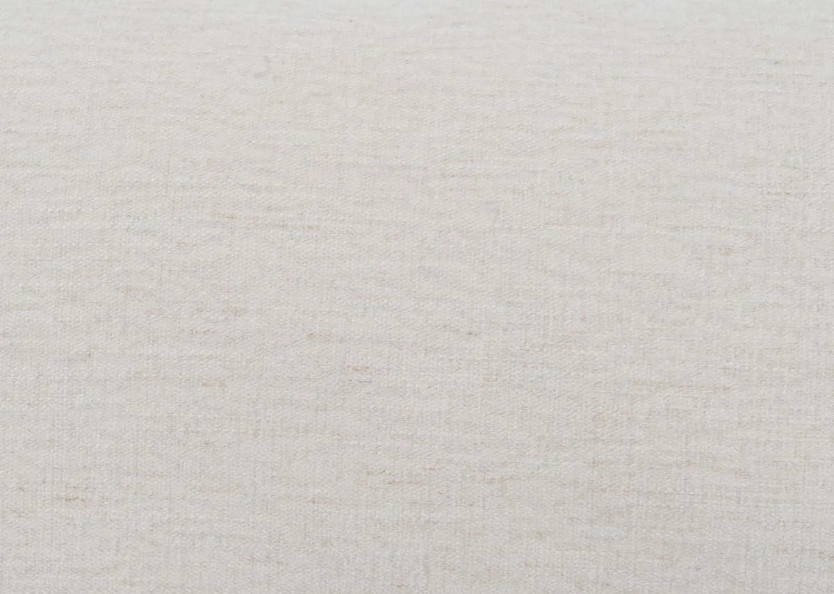 40cm x 60cm Cream with Woven Trim Cushion - Country Clay
