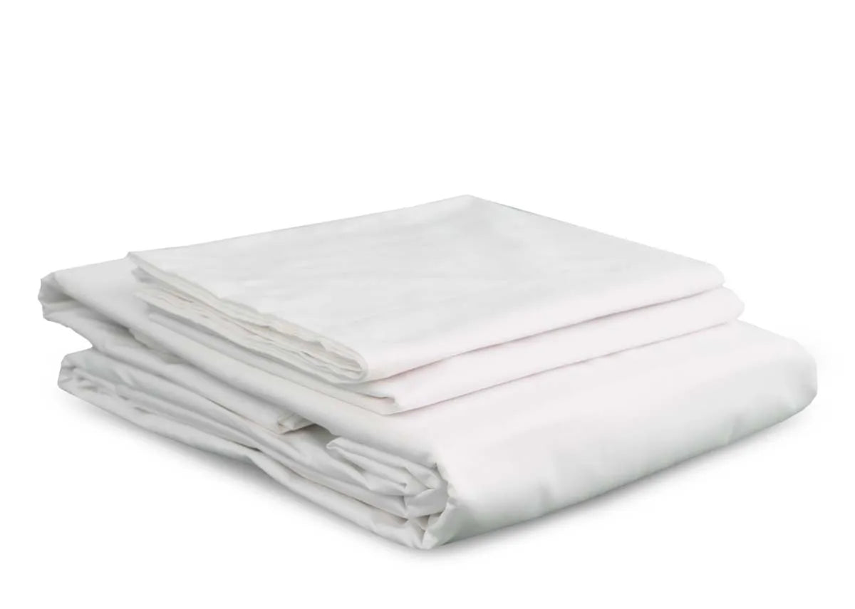Double (4ft6) White Duvet Set - Evelyn by Foxford