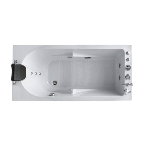 Glacier D-3007 Whirlpool Tub – Left Hand