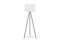 Metal Floor Lamp with Pleated Shade - Starlette