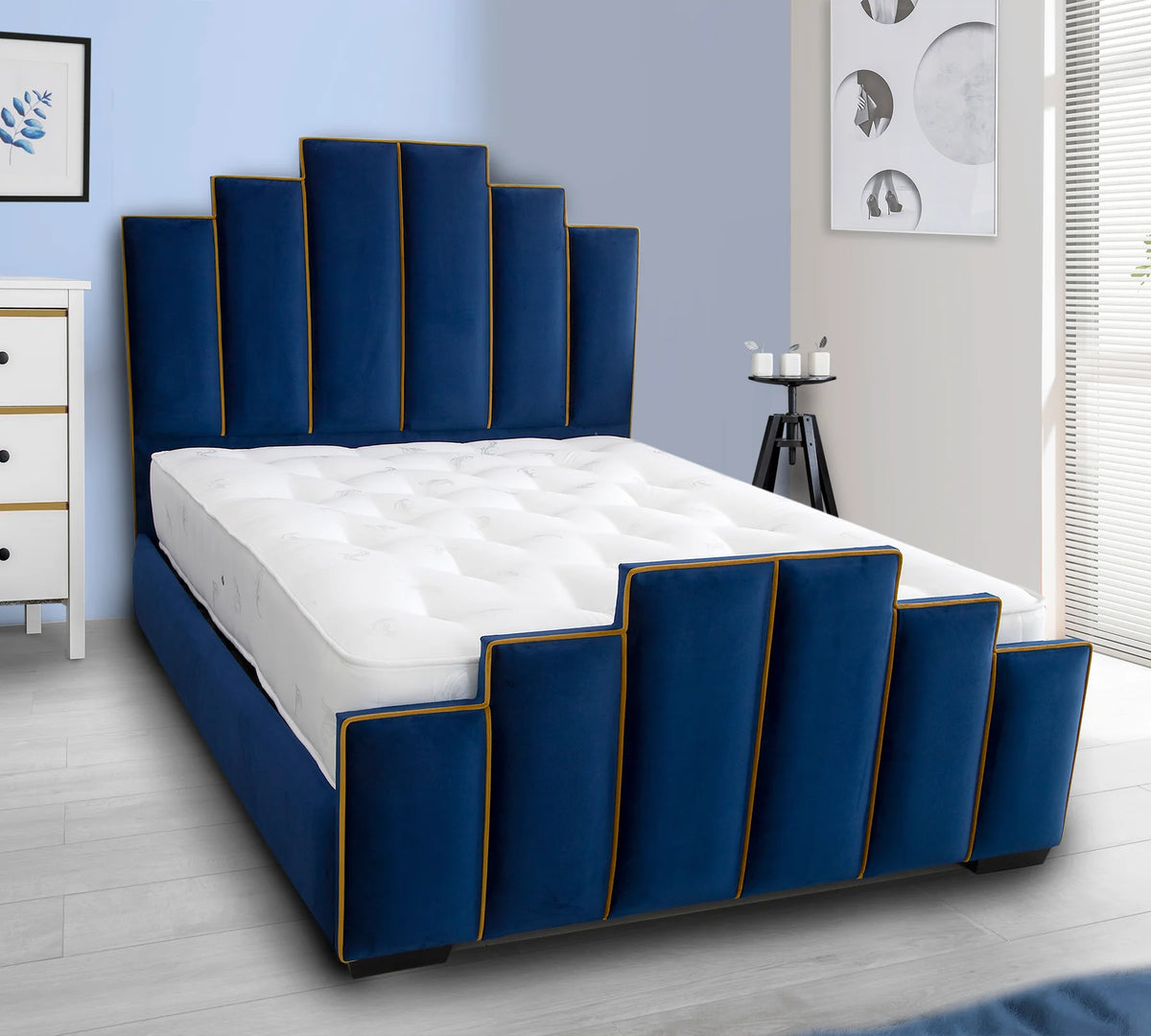 Tower Art Deco Bed