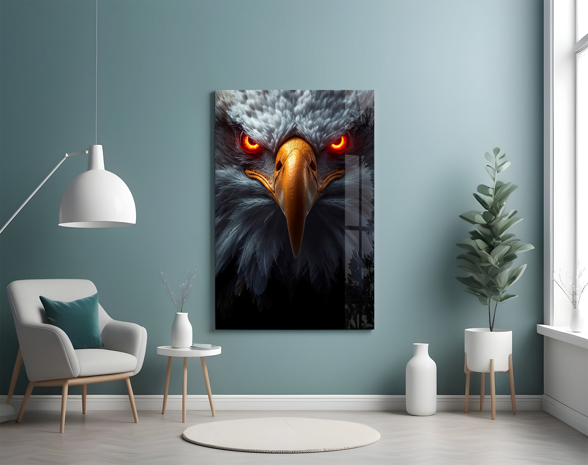 Eagle Wall Art Glass Wall Art