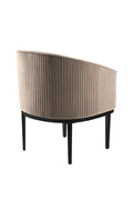 Ella Dining Chair - Taupe - Black Base