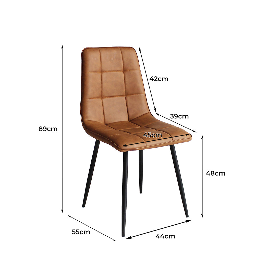 Levede 8x Dining Chairs Kitchen Chair