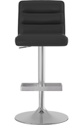 Plump Brushed Bar Stool - Black